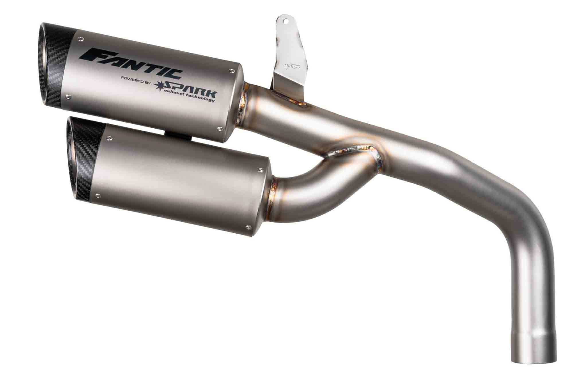 Fantic Motor: Slip-On TITANIUM Street-Legal by Spark