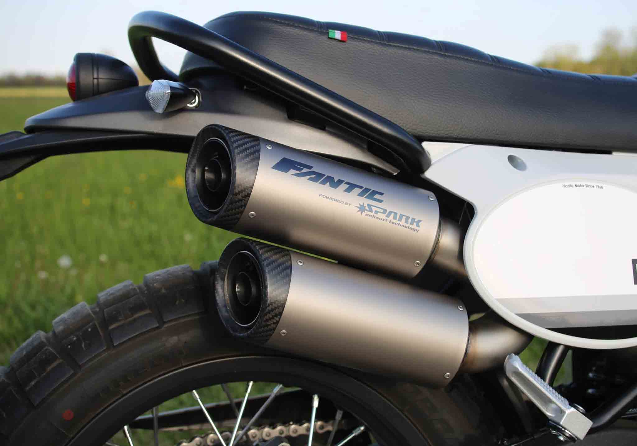 Fantic Motor: Slip-On TITANIUM Street-Legal by Spark